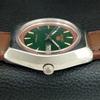VINTAGE SEIKO 5 AUTOMATIC 6309A JAPAN MENS GREEN COLOR DIAL WATCH A708334-1