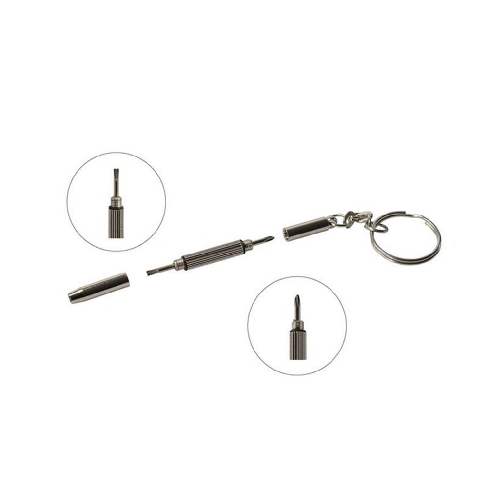 Eyeglass Screwdriver Mini 3in1 Screwdriver Glasses Phone Watch Screw Repair Tool Keyring Keychain Portable Hand Tools