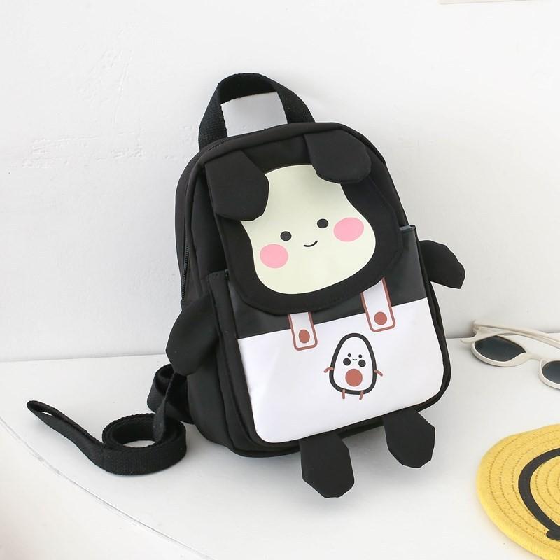 Adorable Cartoon Animal Print Backpack For Kids Breathable Stylish Preschoolers School Bag