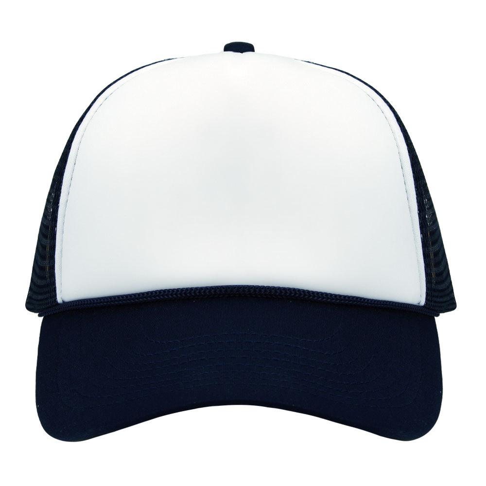 Christmas Sponge Mesh Cap: 6 Pattern Hot Stamped Logo Baseball Trucker with String Sun Visor