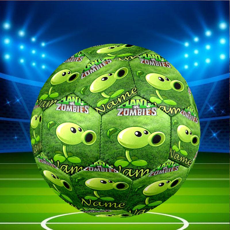 Custom Name Personalized Plants Vs. Zombies Print Size 5 Soccer Ball Training & Match Football, for Team, Kicking, Gift for Football Enthusiasts