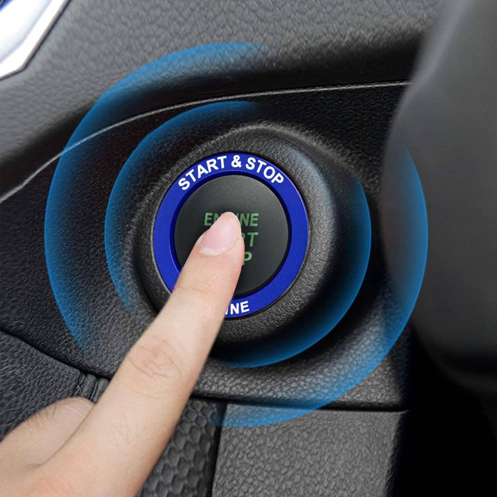 Toyota / Daihatsu / Daihatsu Compatible Engine Start Starter Ring, Aluminum Cover, Interior Decoration,