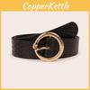 Animal Pattern Fashion Belt For Women With Alloy Clasp Suitable For Office And Casual Looks