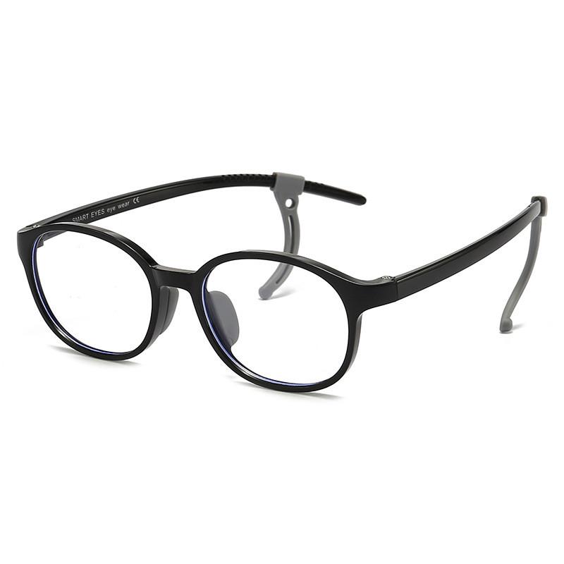 Childrens Elliptical Glasses Frame With Blue Light Filter For 812 Year Olds