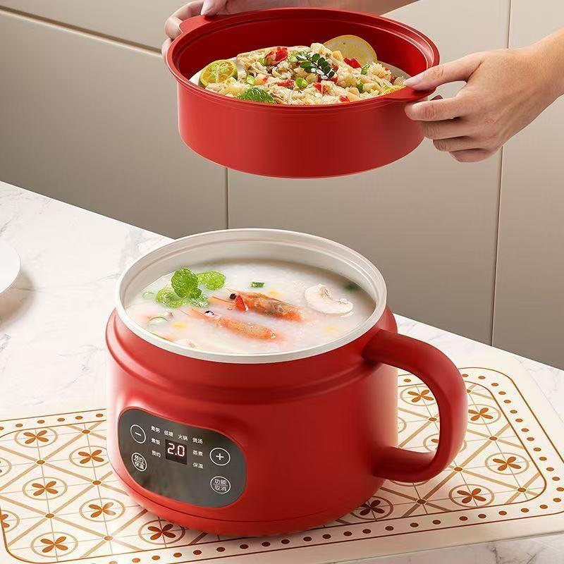 Multifunctional Electric Cooker: Dormitory Pot, Steamer, Boiler, Hot Pot, Student-friendly, Smart Rice Cooker.