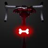 Heart Shape Design Bicycle Taillight USB Rechargeable Bike Seatpost Light  Night Riding