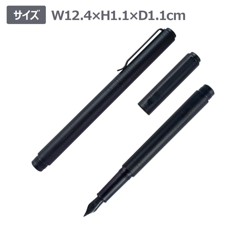 IWI Füllfederhalter Fine Hand Script Klassischer Füllfederhalter Reiner Stift, Feder, Stift, Schwarz, 9S642SFP-00