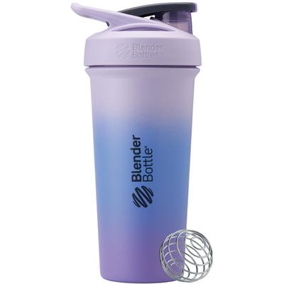 Blender Bottle Mixer Shaker Bottle Strada Stainless Sleek Stainless Steel 25oz Lavender Ombre BBSTSS25 LO (740ml) [Official Import]