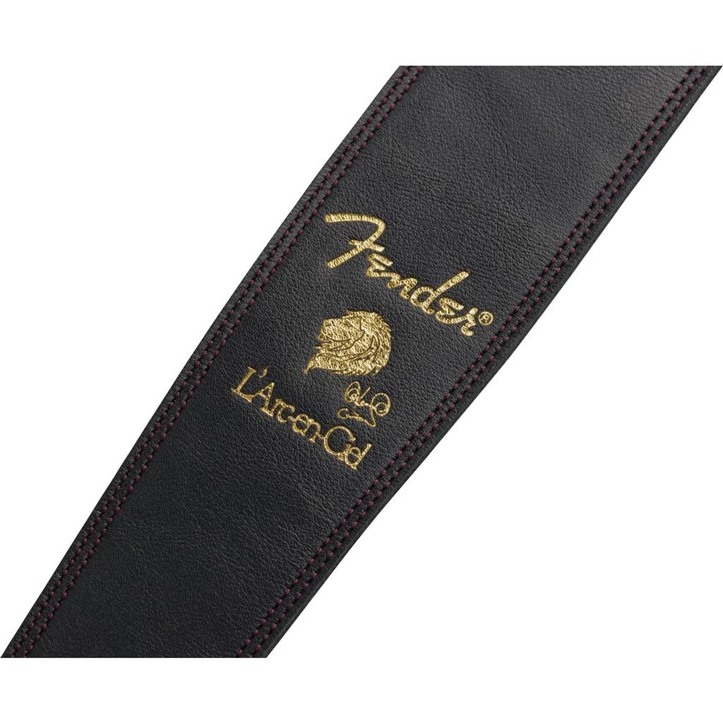 Fender Fender Japanese Leather Strap Ken Signature Black Strap,