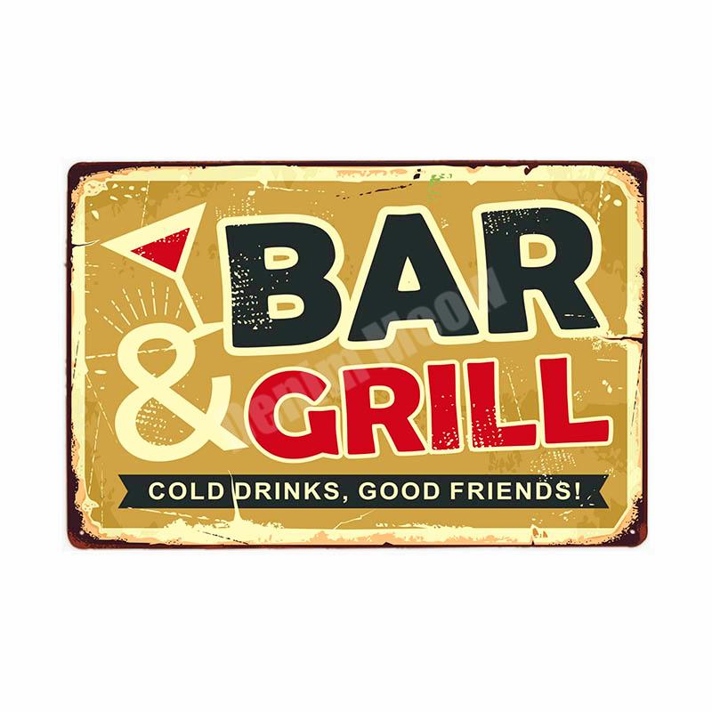 Rum Vintage Metal Tin Signs, Beer Wall Stickers, Bar, Grill, Pub, Cafe, Home Decor, Whisky Art Painting, Decorative Plates