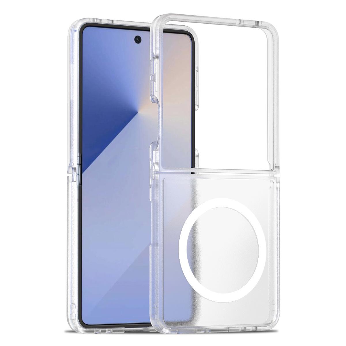 

Магнітний напівпрозорий матовий захисний чохол для Samsung Z Fold 7/Flip 7 Fold 6