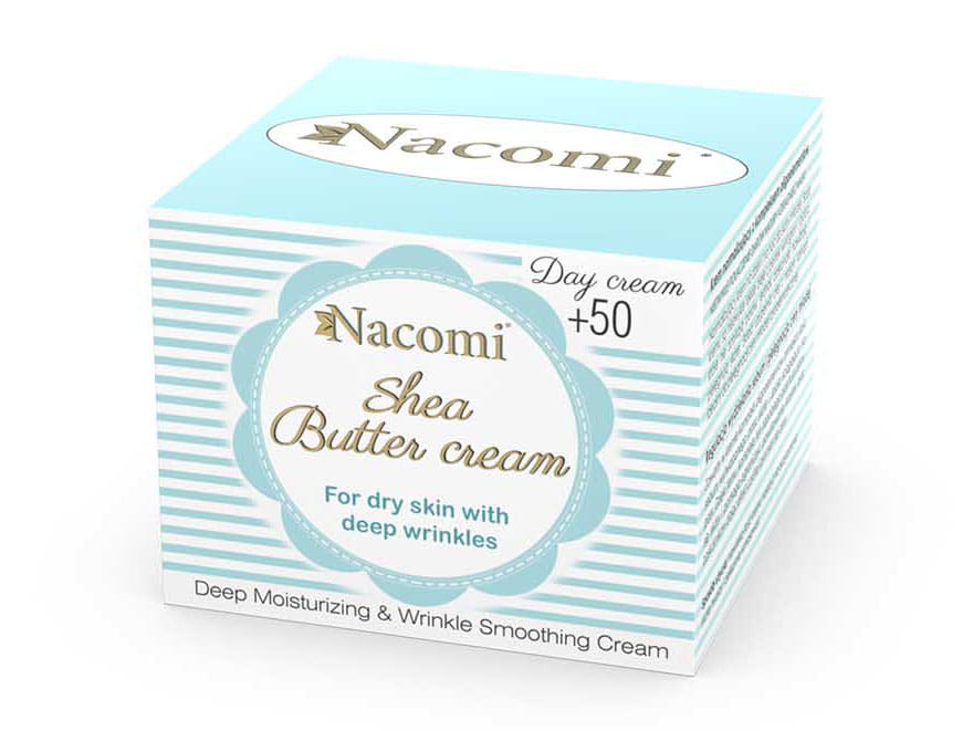 

NACOMI Argan Cream 50+ Денний з вітаміном Е та гіалуроновою кислотою, 50 мл