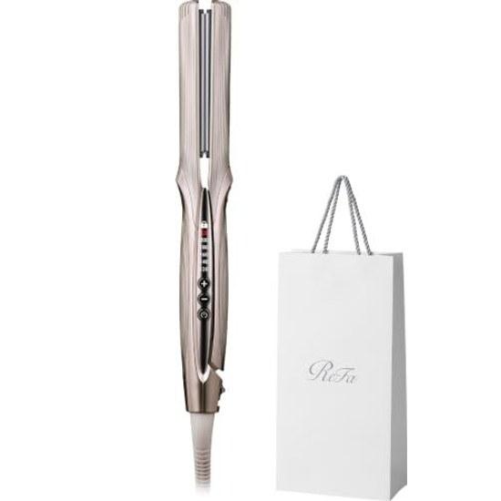 Model ReFa STRAIGHT IRON PRO+ (Champagne Gray) Hair Arrangement Guidebook Shopper Included