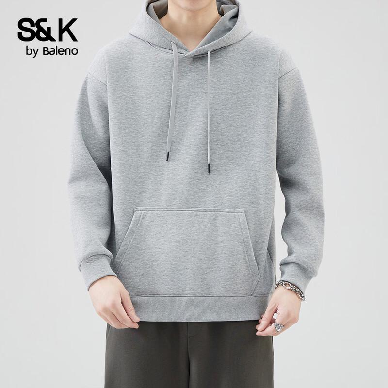 Baleno S&K Men's American Style Hooded Sweatshirt