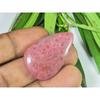 21X36X05MM Natural Red Rhodonite Quartz Pear Cabochon Loose Gemstone SK-3750