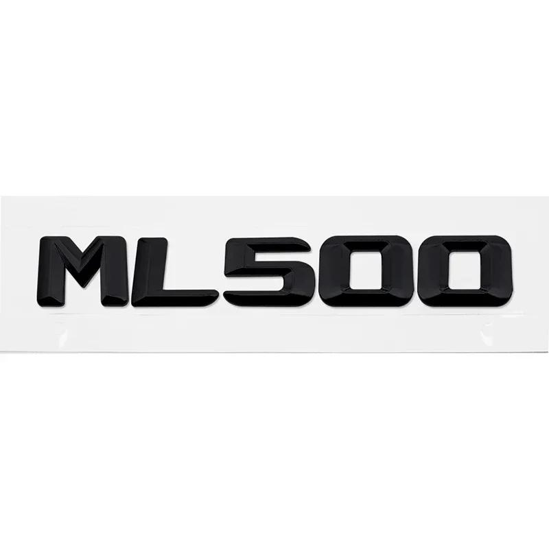 3D Car Rear Badge Emblem Sticker  Tail Box Number Letter Decal Decoration for ML430 ML450 ML500 ML550 Modified Accessories