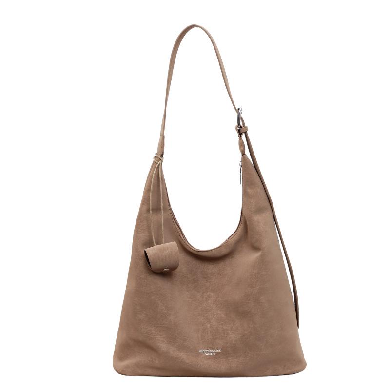 Retro Tragetasche im koreanischen Stil - Herbst/Winter Große Kapazität Vielseitige Schultertasche