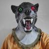 Animal Headgear Mask, Realistic Gray Leopard Mask
