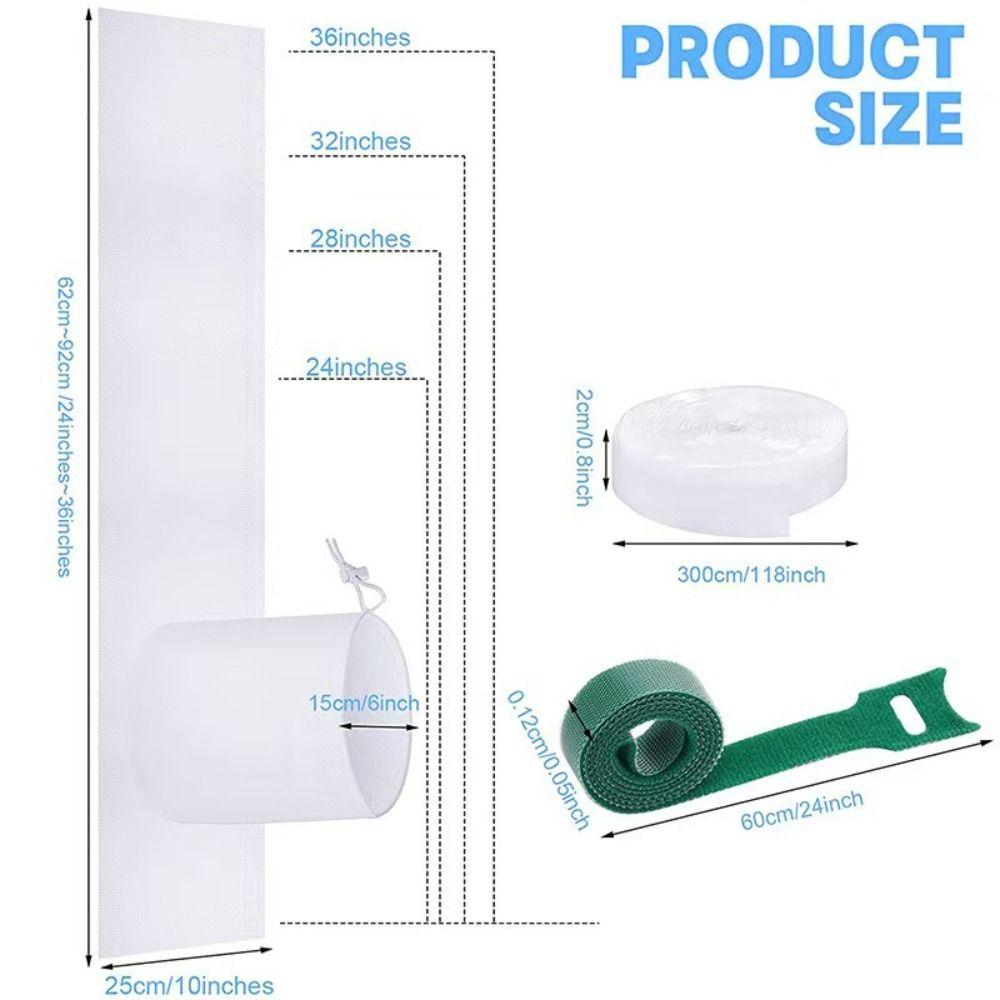 Flexible Material Window Seal Kit Durable Material Weather-Resistant Material Portable Air Conditioner Seal Kit