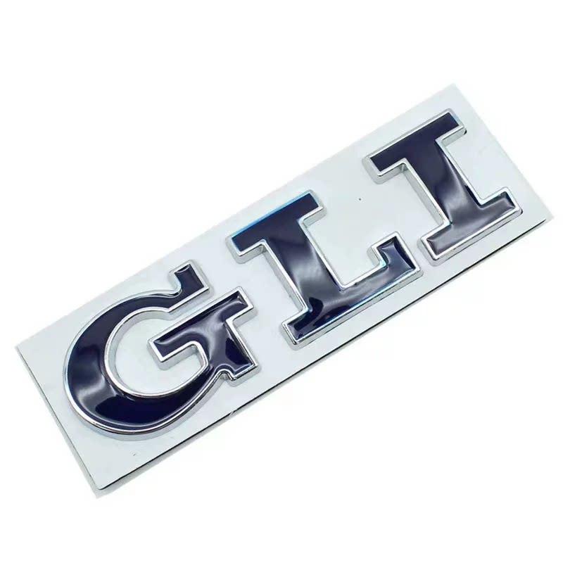 Suitable for GLI Car Logo POLO Golf 5 6 7th Generation Modified Metal Body Side Label Rear Tail Label Car Sticker