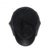 1PC PU Leather Winter Fall Peaked Caps Adjustable Painter Hat New Berets Women Hat Solid Color Beret Octagon Slimming Face