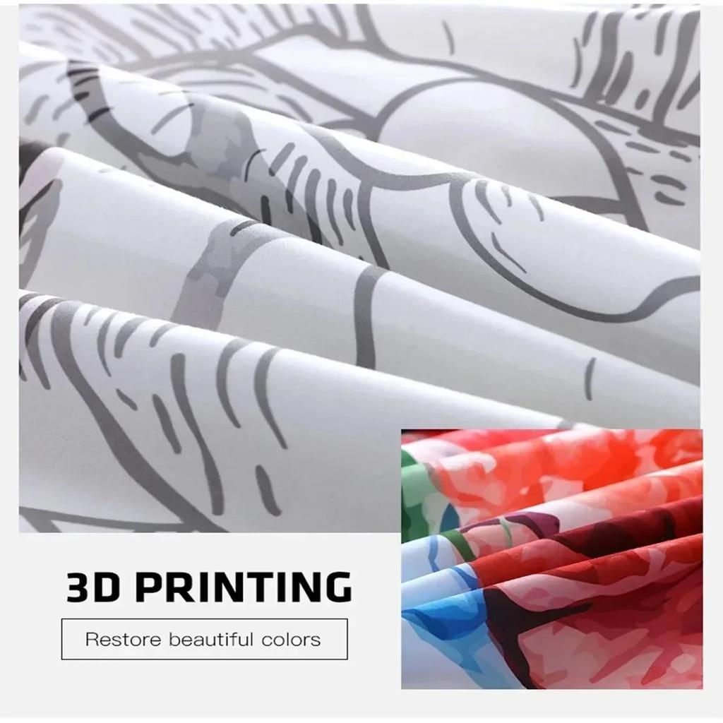 New 3D Print Color wind chimes Comfortable Duvet Quilt Cover Pillowcase Bedding Set Children Bedroom Decoration Home Textile