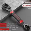 Universal Wrench New Double-head Self-tightening Plum Blossom Wrench Dog Bone Wrench Live Pipe Pliers Maintenance Tool Fast