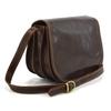 Classic Leather Crescent Shoulder Bag