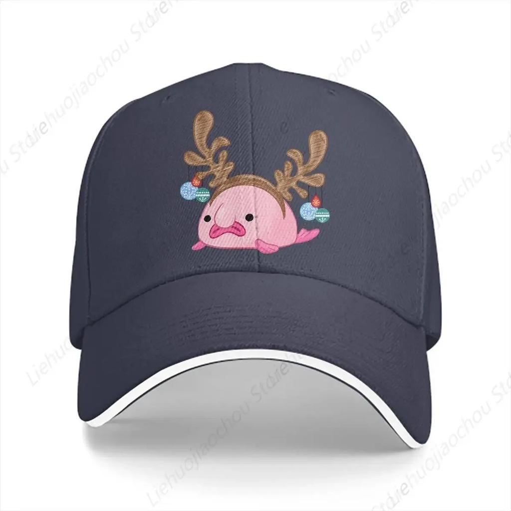 Reindeer Baseball Cap Unisex Hats Visor Protection Snapback Blobfish Ugly Fish Gifts Caps