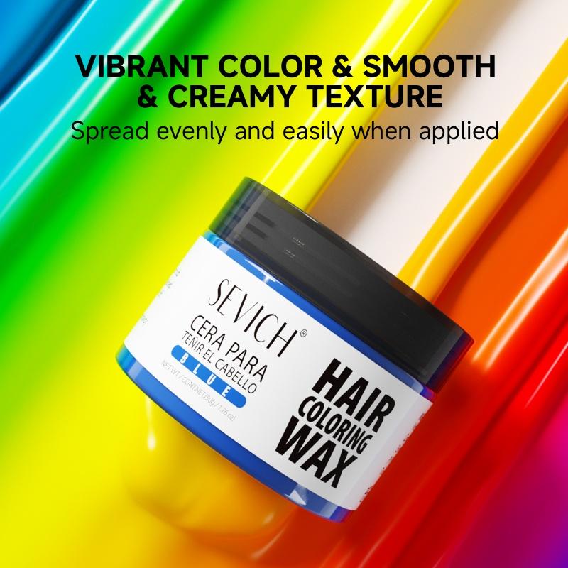 13 Colors Temporary Hair Color Wax SEVICH Long Lasting Easy To Wash Hair Dye Mud Kids Diy Hair Colour Cream Party Hair Mud Hair Styling