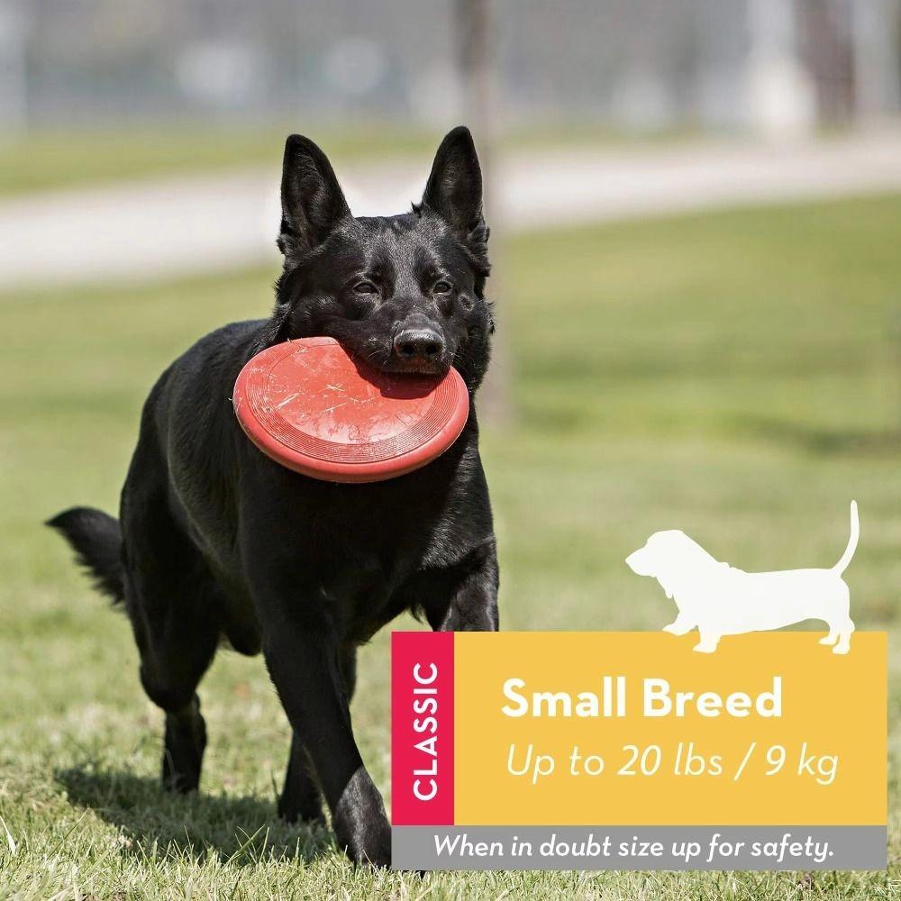 2026 Durable Kong Dog Toys Safer Healthy Activity Kong Flyer Outdoor Rubber Flying Disc S