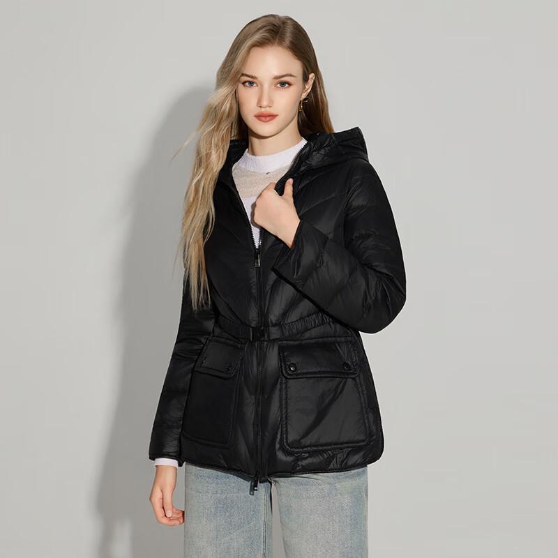 

Shetu Loose Hooded Short Down Jacket L