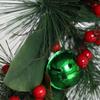 60Cm Pine Needle Garland North American Country Christmas Decorations Door Hanging Bells Leaves Holiday Windows PE