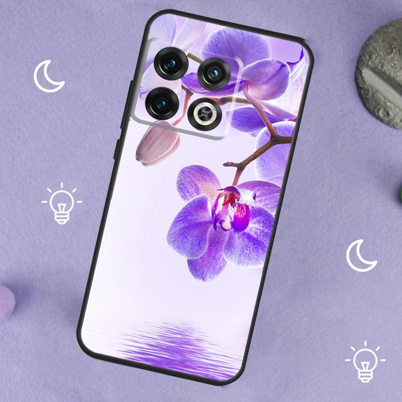 Orchid Flowers Colorful Case For OnePlus 13T 10T 8T 10R 12R 13R 15 13 12 11 10 9 Nord 5 CE 2 3 4 Lite N20 N30 Cover