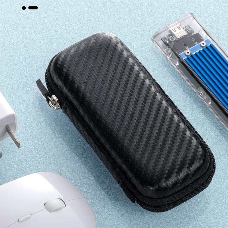 Hard Drive Carrying Case Storage Bag Multipurpose Carry Pouch Shockproof Travel Case Hard Drive Electronics Accessories