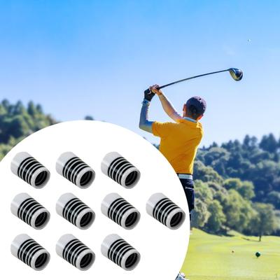 10 Pieces Golf Iron Ferrules Covers Accessories Club Shaft Taper Tip Adapter for