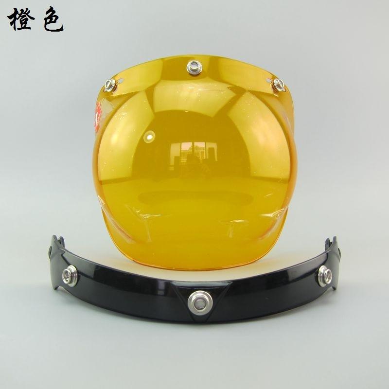 helmet bubble visor top quality open face motorcycle helmet visor 12 color available vintage helmet windshield shield