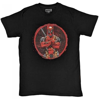 Deadpool Unisex-T-Shirt mit verschränkten Armen für Erwachsene