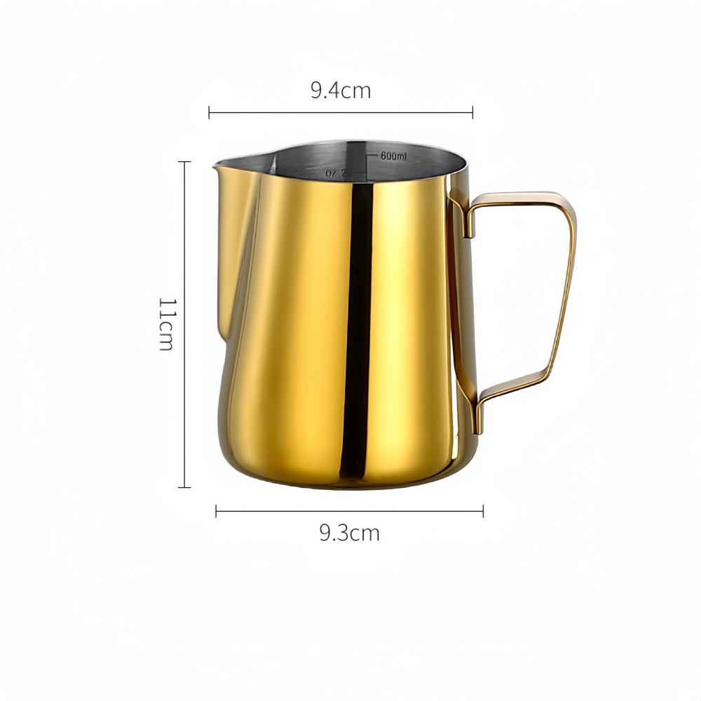 Upgraded Coffee Milk Frothing Pitcher Jug 304 Stainless Steel Precise Scale Steam Coffee Professional Advanced Coffee Utensils