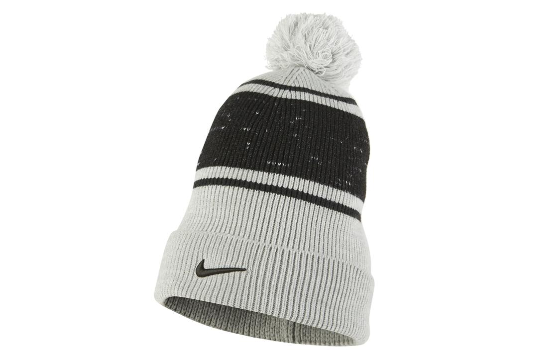 Nike Polyester Beanies Unisex Gray/Black FJ6305-025 OS
