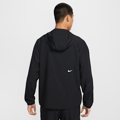 Nike DRI FIT FORM Jackets Men's Black Hooded Moderate Other