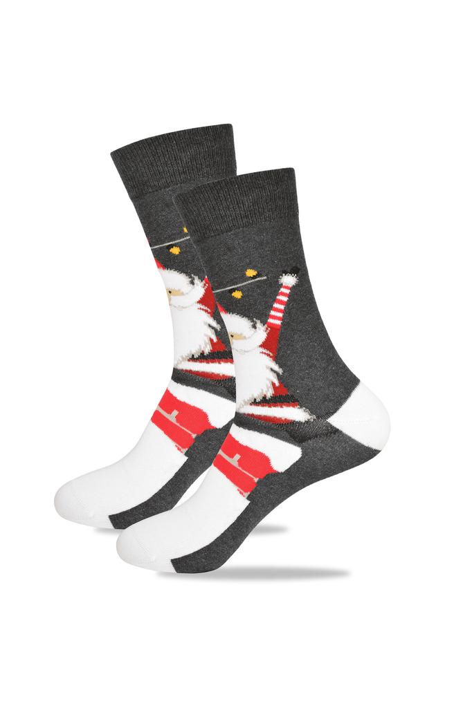 Lee Cooper Świąteczne Skarpety Męskie Mikołaj 3 Sztuki Na Prezent 