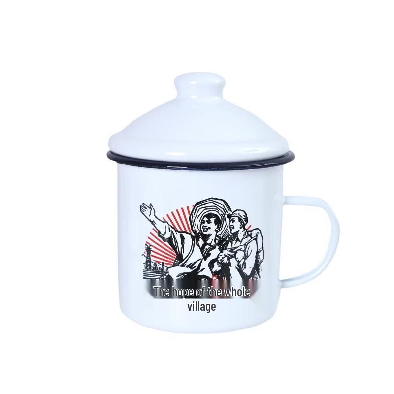 OLOEY  Labor is Glorious  Thickened Enamel Mug