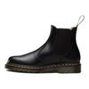 2976 Yellow Stitch Smooth Leather Chelsea Boot Black Unisex Sneakers 22227001