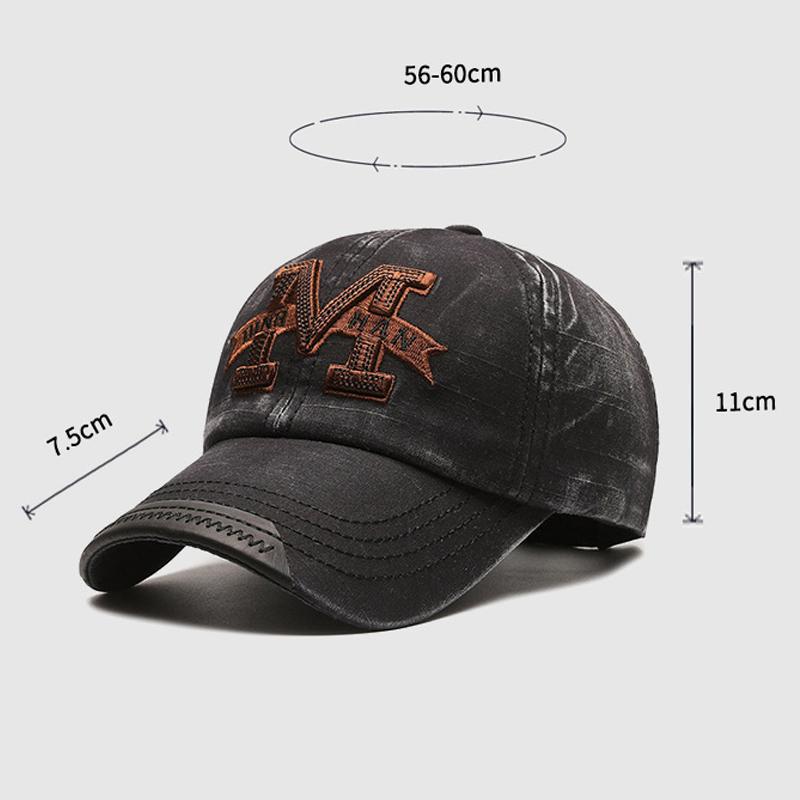 Male Denim Baseball Cap Spring Autumn Summer Femlae Embroidery Ponytail Panama Cap Snapback Hat Sun Visor Hats Fishing Hat Peak Cap