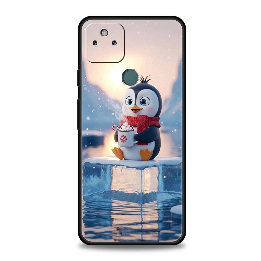 Luxury Pudgy Penguins Art Phone Case Cover for Google Pixel 10 9 8 7 6 9A 8A 7A 6A Pro Shockproof Soft TPU 9 Pro XL Shell Capas