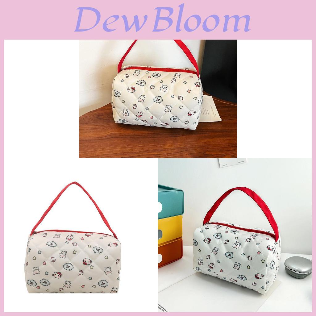Oxford Fabric Large Capacity Makeup Bag With Waterproof Design For Daily Use Women