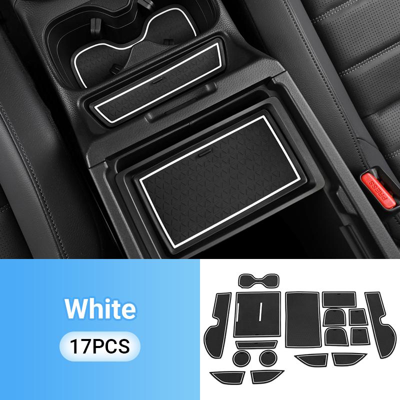 Car Accessories For Honda CR-V 6th Gen  2024 2025 CRV Hybrid Silicone Gate Slot Pad Cup Cushion Sticker Non-Slip Rug Mats