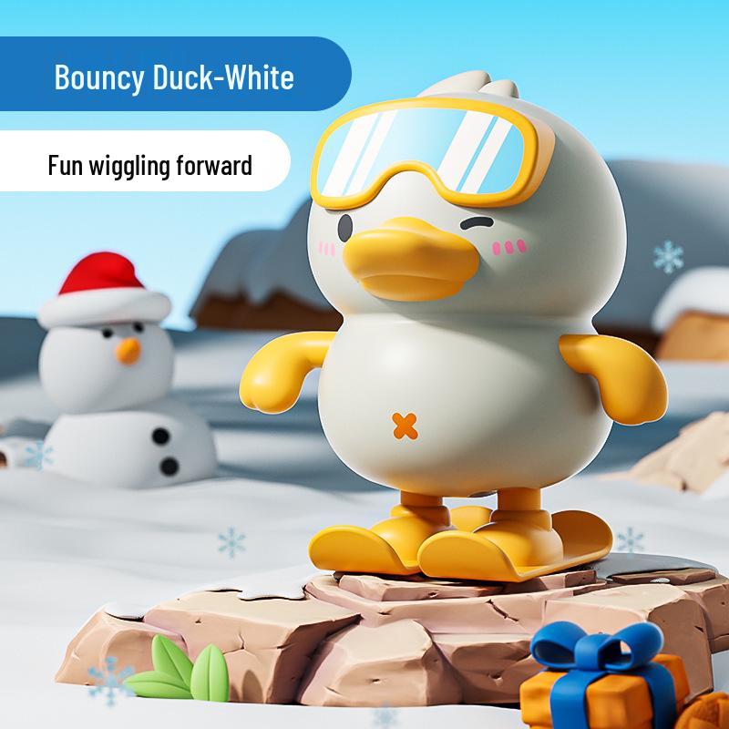 Available: Children s Educational Wind-up Toys - Skiing and Jumping Little Yellow Ducks, Perfect as Small Gifts.