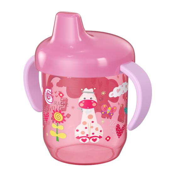 Kubek do karmienia dziecka klasy spożywczej odporny na ciepło PP dekoracyjny dla dzieci do nauki karmienia butelka na wodę dla dzieci